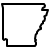 Arkansas state icon